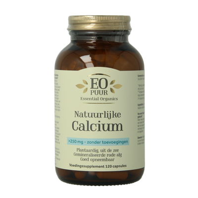 Calcium natuurlijk puur 120 Vegetarische capsules