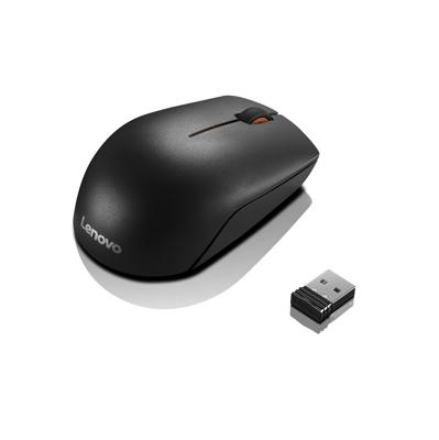 Lenovo 300 Wireless Compact Muis Draadloos Laser Zwart 3 Toetsen 1000 dpi