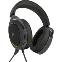 Corsair HS60 PRO STEREO Headset Hoofdband Zwart, Geel - thumbnail