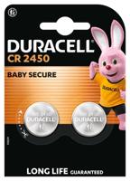 Batterij duracell knoopcel 2x cr2450 lithium | 10 stuks - thumbnail