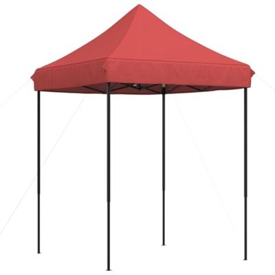 Partytent inklapbaar pop-up 200x200x306 cm bordeauxrood