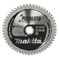 Makita Accessoires E-16760 | Afkort- en cirkelzaagblad | Aluminium | Efficut | 165x20mm | 54T - E-16760 - thumbnail