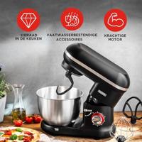 Classic Kitchen Chef 4,5L - Keukenmachine - Zwart - thumbnail