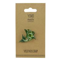 Dolfijntje Glas met Bevestigingsoog (3 cm) - thumbnail