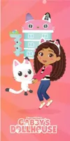 Gabby&apos;s Dollhouse handdoek 70 x 140 cm polyester - thumbnail