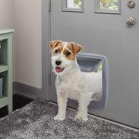 FERPLAST Swing 11 grey - honden- en kattenluik - 31 x 9,6 x 38,4 cm - thumbnail