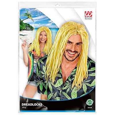 Pruik Jamaica met dreadlocks blond