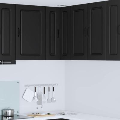 Keukenkast met opslag Kalmar Zwart 57 x 57 x 80 cm Bewerkt hout