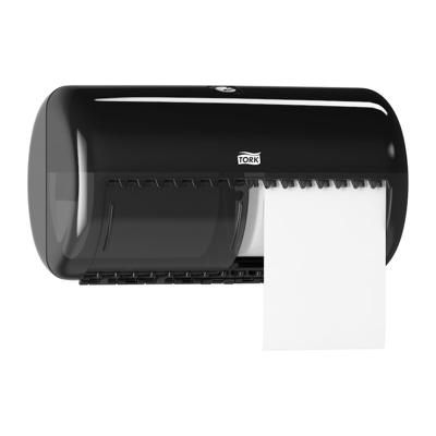 Toiletpapierdispenser tork t4 duo zwart Toiletpapierdispenser tork t4 duo zwart