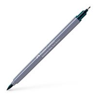 Faber Castell Duo aquarelmarker Goldfaber - 158 diep kobalt groen - thumbnail
