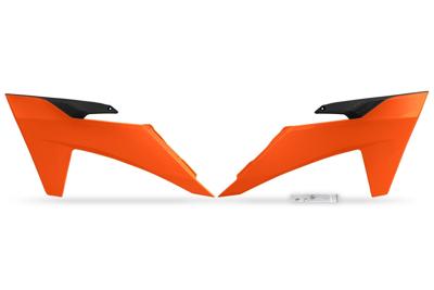 UFO PLAST radiateurafdekking radiator covers ufo ktm orange