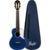 Flight Iris Concert Ukulele Dark Blue concert ukelele met gigbag - thumbnail