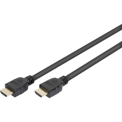 Digitus AK-330124-030-S HDMI-kabel HDMI Aansluitkabel HDMI-A-stekker, HDMI-A-stekker 3.00 m Zwart 8K UHD, Vergulde steekcontacten, Afscherming gevlochten, Digitus AK-330124-030-S HDMI-kabel HDMI Aansluitkabel HDMI-A-stekker, HDMI-A-stekker 3.00 m Zwart 8K UHD, Vergulde steekcontacten, Afscherming gevlochten,