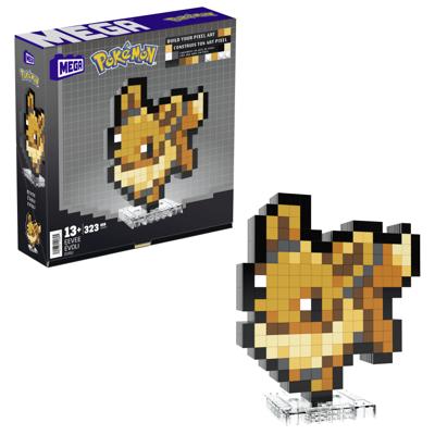 Mega-Pokémon-Eevee-Retro Pixel Art-bouwset 323-delig - MEGA Pokémon - HTH78