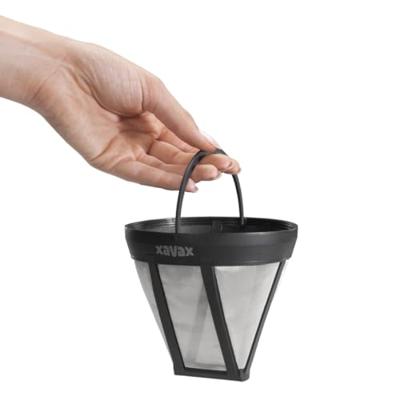 Xavax Permanente Filter Voor Koffiezetter Koffiefilter-vervanging Maat 4 Zw