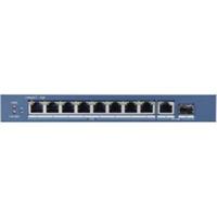 Hikvision Digital Technology DS-3E0510P-E netwerk-switch Unmanaged Gigabit Ethernet (10/100/1000) Power over Ethernet (PoE) Blauw - thumbnail