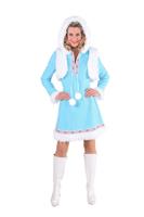 Eskimo outfit Ice-Blue vrouw - thumbnail