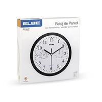 Muurklok ELBE RP-1005-N Wit/Zwart - thumbnail