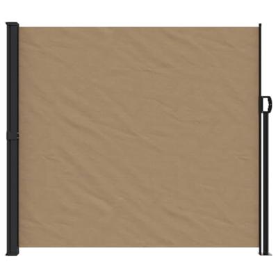 VidaXL Windscherm uittrekbaar 180x500 cm taupe