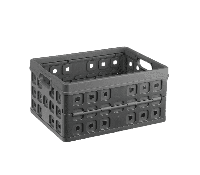 Sunware Square vouwkrat 32L antraciet - thumbnail