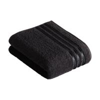 Vossen Vossen Handdoek Cult de Luxe 7900 Zwart 60x110 - thumbnail