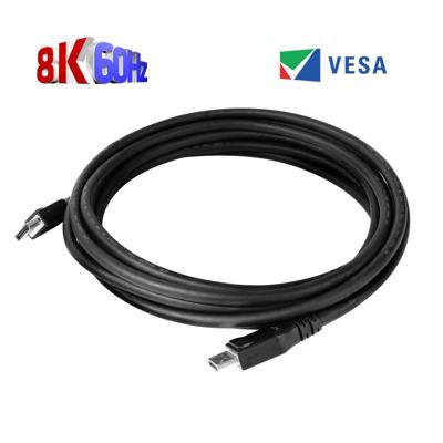 club3D DisplayPort Aansluitkabel DisplayPort-stekker, DisplayPort-stekker 5.00 m Zwart CAC-1061 8K UHD DisplayPort-kabel