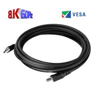 club3D DisplayPort Aansluitkabel DisplayPort-stekker, DisplayPort-stekker 5.00 m Zwart CAC-1061 8K UHD DisplayPort-kabel - thumbnail