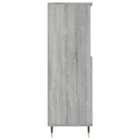 Hoge kast 60x36x110 cm bewerkt hout grijs sonoma eikenkleurig - thumbnail