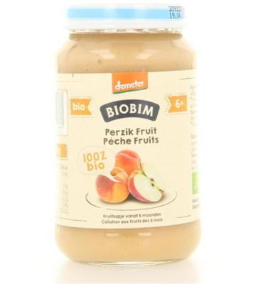 Perzik fruit 6 maanden demeter bio 190 Gram