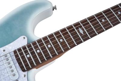 Mooer MSC40 Pro Guitar Dreamy Blue elektrische gitaar met gigbag - thumbnail