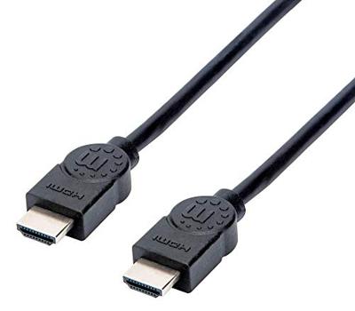 Manhattan 355308 HDMI-kabel HDMI Aansluitkabel HDMI-A-stekker, HDMI-A-stekker 1.50 m Zwart 4K UHD Manhattan 355308 HDMI-kabel HDMI Aansluitkabel HDMI-A-stekker, HDMI-A-stekker 1.50 m Zwart 4K UHD