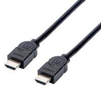 Manhattan 355308 HDMI-kabel HDMI Aansluitkabel HDMI-A-stekker, HDMI-A-stekker 1.50 m Zwart 4K UHD - thumbnail