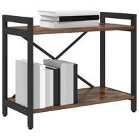 Boekenkast Gerookt eiken 60 x 30 x 48.5 cm Bewerkt hout - thumbnail