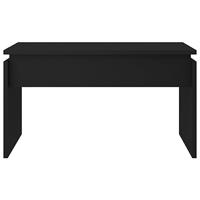 Salontafel 68x50x38 cm spaanplaat zwart - thumbnail
