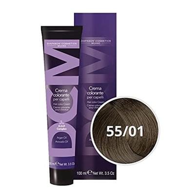 DCM Hair Color Cream 55/01 Deep Cool Light Brown Haarverf 100ml