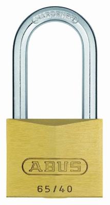 Abus hangslot 65/40mm mess hoge beugel gelijksluitend KA6401