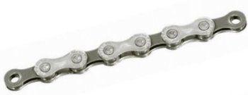 Sunrace cn10a 10-speed 116l fietsketting zilver/grijs Sunrace cn10a 10-speed 116l fietsketting zilver/grijs