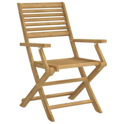 Tuinstoelen 6 st inklapbaar 54,5x61,5x86,5 cm acaciahout