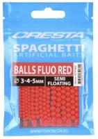 Cresta Spaghetti Balls 15St. Fluo Red - thumbnail