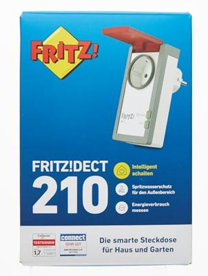 FRITZ! FRITZ!DECT 210 20002723 Stopcontact DECT Met meetfunctie Buiten 3450 W FRITZ! FRITZ!DECT 210 20002723 Stopcontact DECT Met meetfunctie Buiten 3450 W