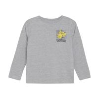 Minymo Jongens t-shirt LS - Grijs melange - thumbnail