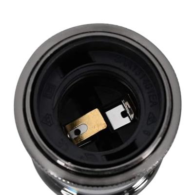 Lamphouders 2 st glanzend zwart E27 Lamphouders 2 st glanzend zwart E27