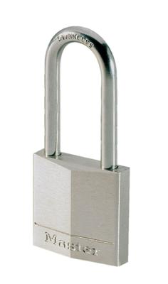 Masterlock 40mm - 51mm stainless steel shackle, 6mm diam. - double-ball bearing w - 640EURDLH