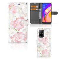 OPPO Reno5 Z | A94 5G Hoesje Lovely Flowers - thumbnail