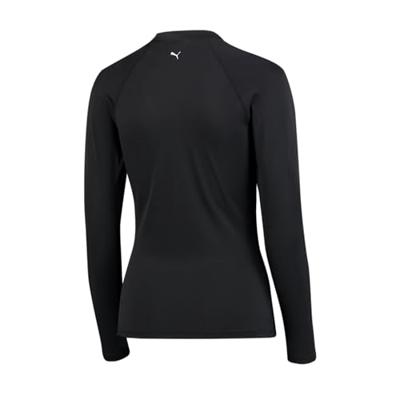 Puma Long Sleeve Rash Guard Dames Zwart-L