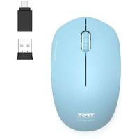 Draadloze muis - PORT Designs - 900544 Collectie II - 2,4 GHz - Azuurblauw - thumbnail