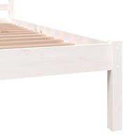 Bedframe massief grenenhout wit 90x190 cm 3FT Single - thumbnail
