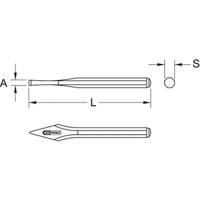 KS Tools Kruisbeitel, 130 mm 1560161 - thumbnail