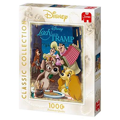 Jumbo Classic Collection - Lady & The Tramp 1000 pcs Legpuzzel 1000 stuk(s) Stripfiguren Jumbo Classic Collection - Lady & The Tramp 1000 pcs Legpuzzel 1000 stuk(s) Stripfiguren