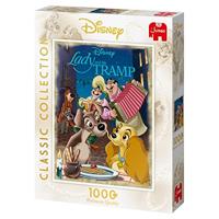 Jumbo Classic Collection - Lady & The Tramp 1000 pcs Legpuzzel 1000 stuk(s) Stripfiguren - thumbnail